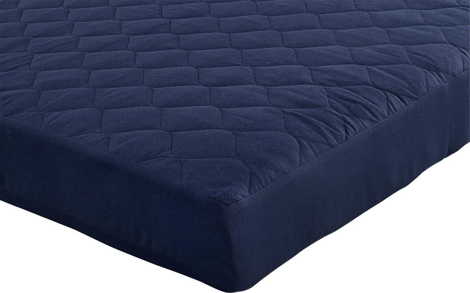 Twin Size 6″ Mattress in-a-Box For Bunk Bed, Daybed, Quilted Top Polyester Navy