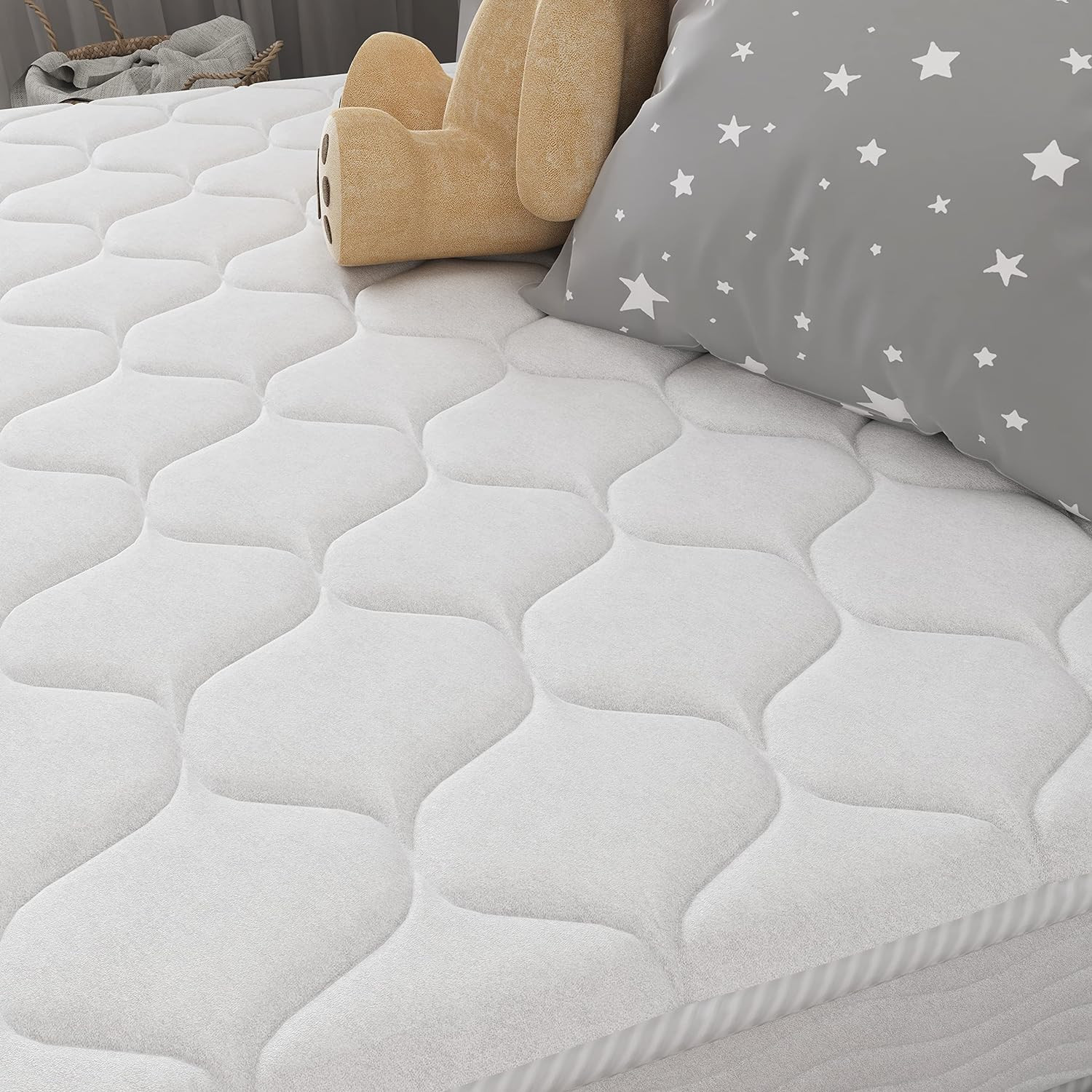 Twin-Xl Mattress, 6 Inch Elsa Innerspring Medium Feel, Certipur-Us Certified, Tw