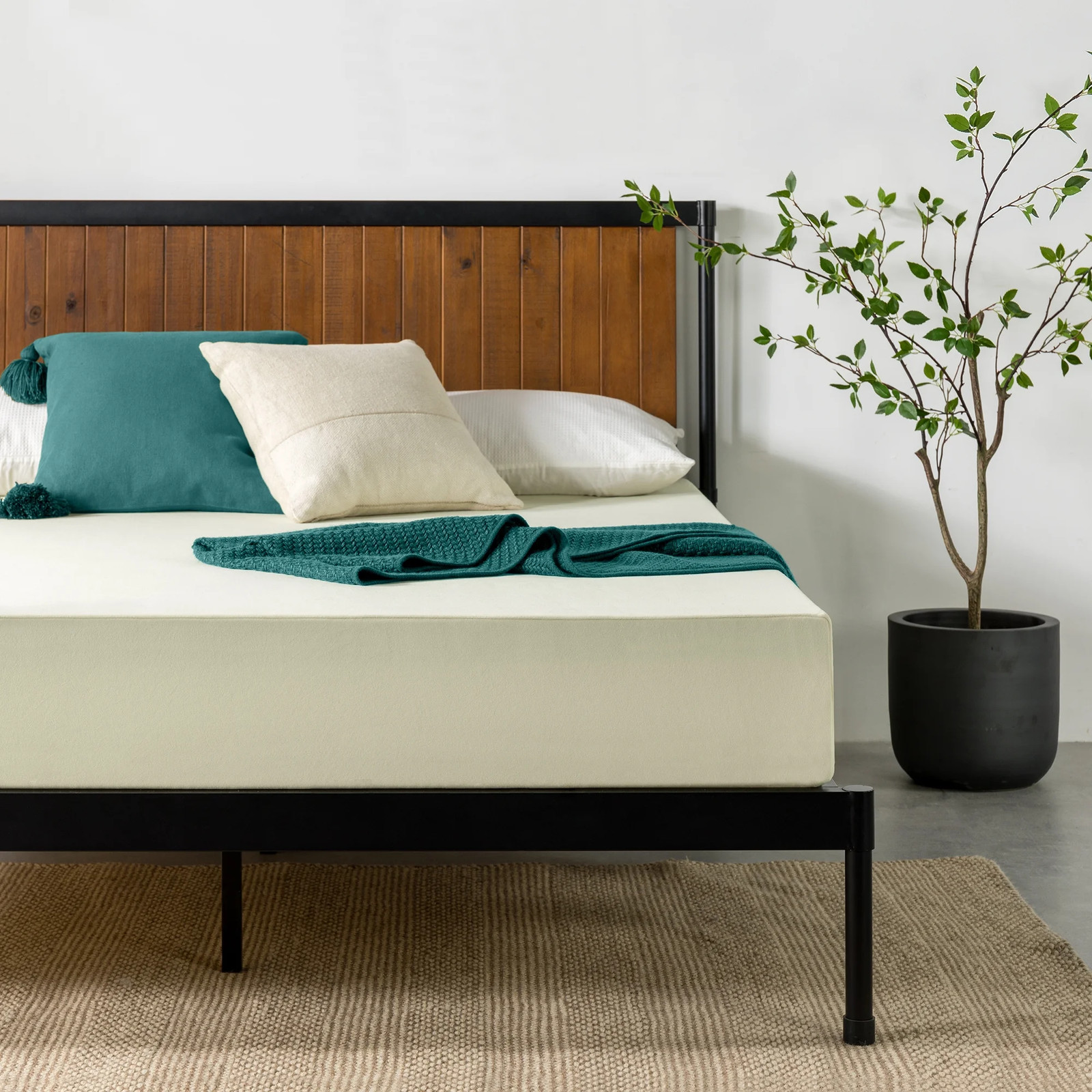 Gel Airflow 8″ Twin Tight Top Breathable Memory Foam Mattress Medium Firmness