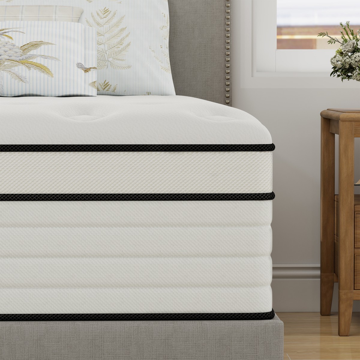 12/14 Inch Hybrid Mattress Gel Memory Foam Spring Twin Full Queen King in a Box