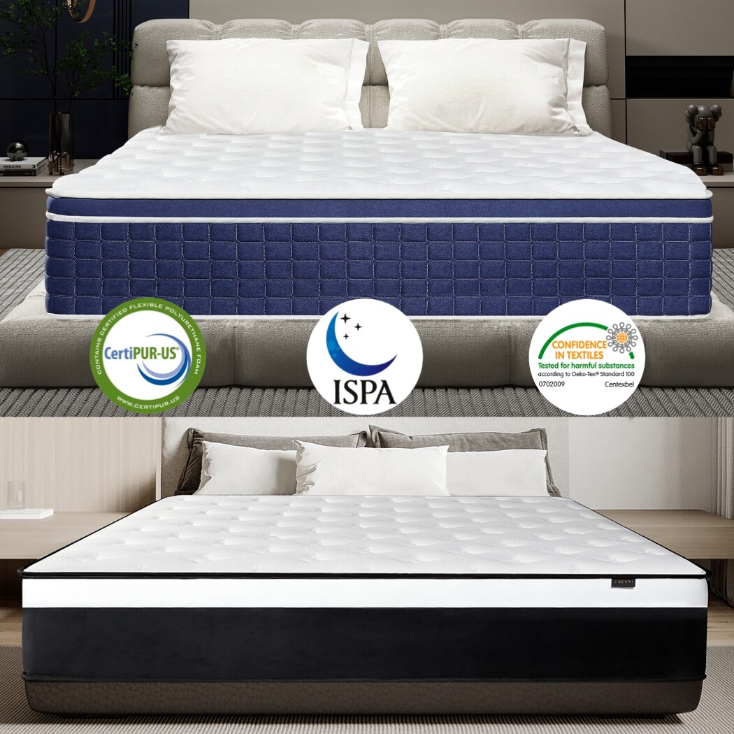 14/12/10 Inch Gel Memory Foam Hybrid Mattress Medium Twin Full Queen King Size