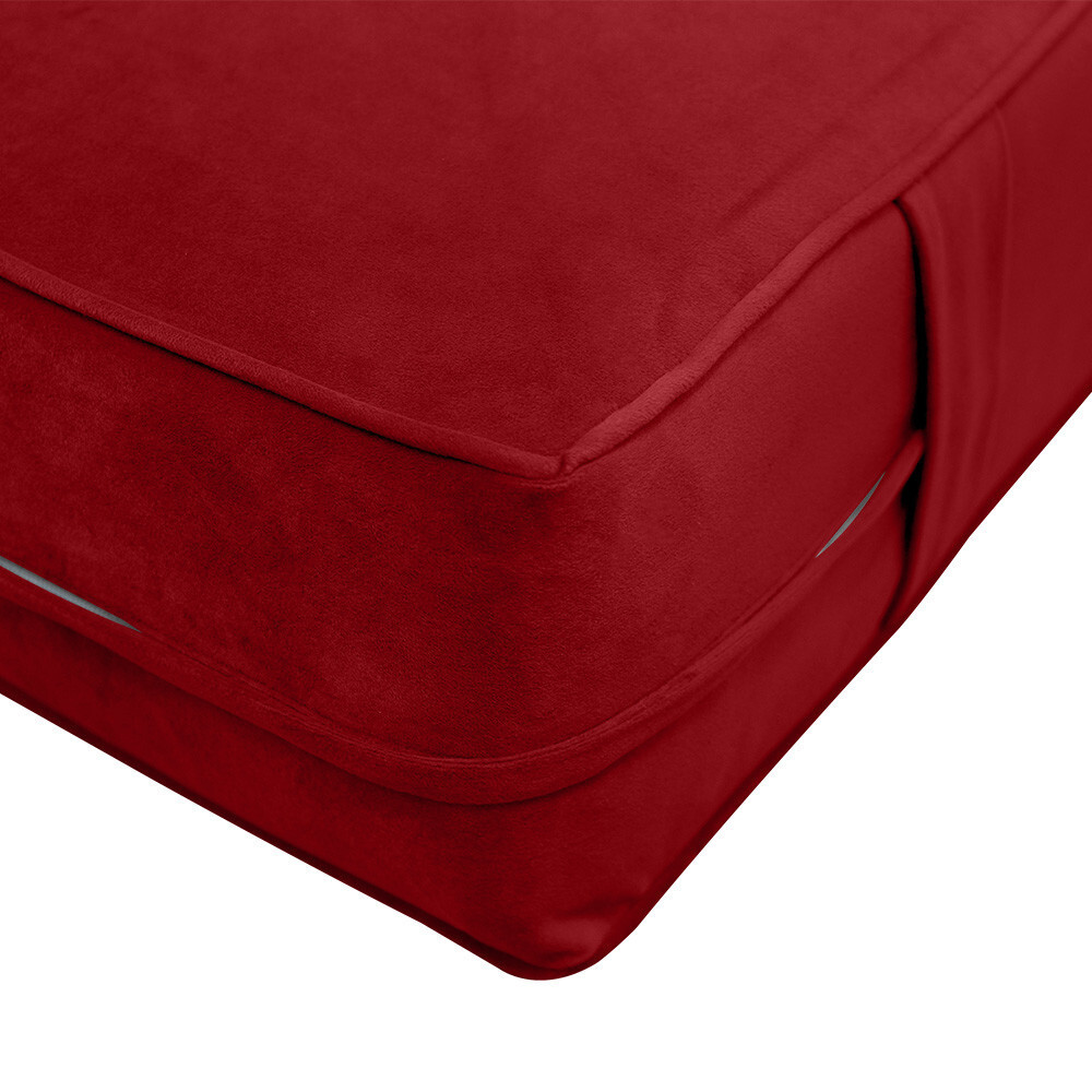 Same Pipe 8″ Twin-XL 80x39x8 Velvet Indoor Daybed Mattress |COVER ONLY|-AD369
