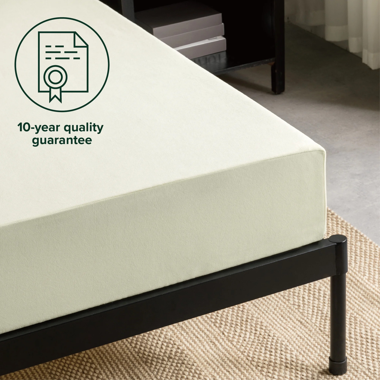 Gel Airflow 8″ Twin Tight Top Breathable Memory Foam Mattress Medium Firmness