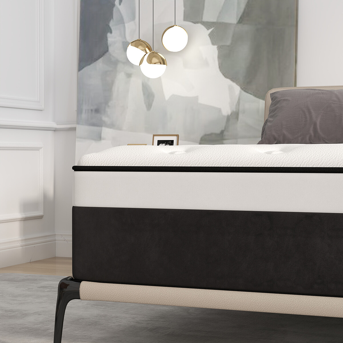 10″ 12″ 14″ Hybrid Mattres Memory Foam Spring Twin Full Queen King Bed in a Box