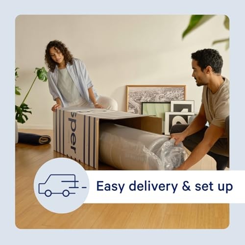 Casper Sleep Mattress – Medium Firm Feel with Zoned Support Queen Original Foam