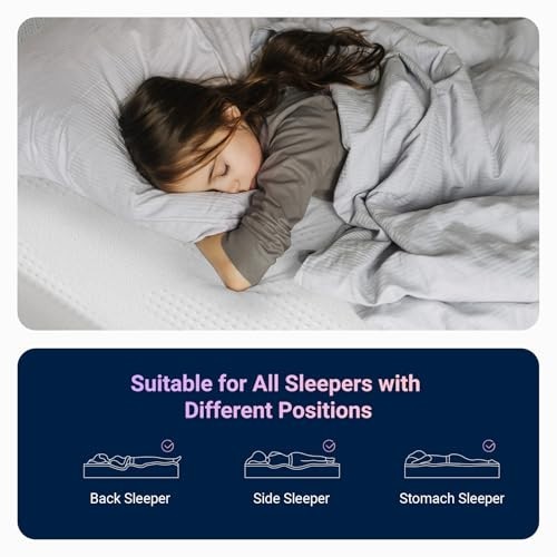 “8-Inch Twin XL Gel Memory Foam Mattress – Cooling, Pressure Relief, CertiPUR-US