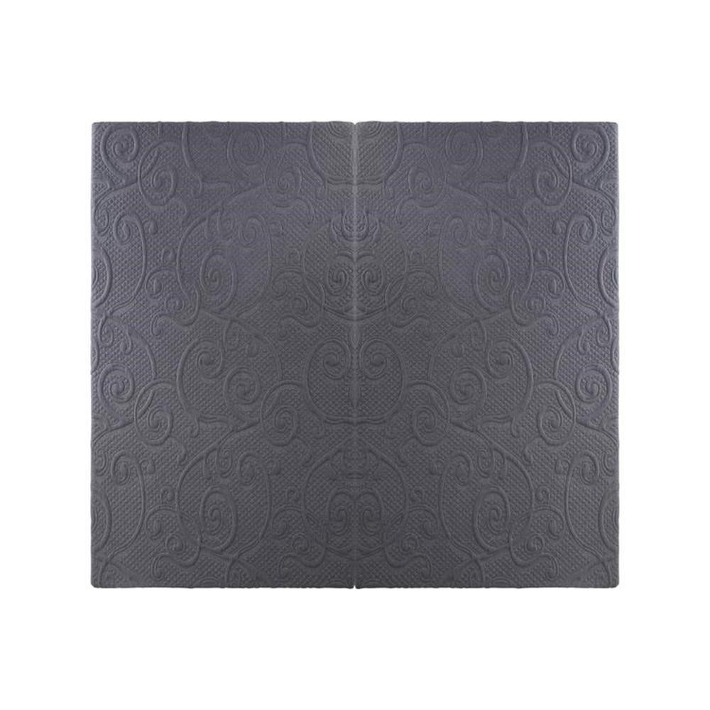 Pemberly Row Fabric Split Gel Memory Hybrid Mattress in Gray