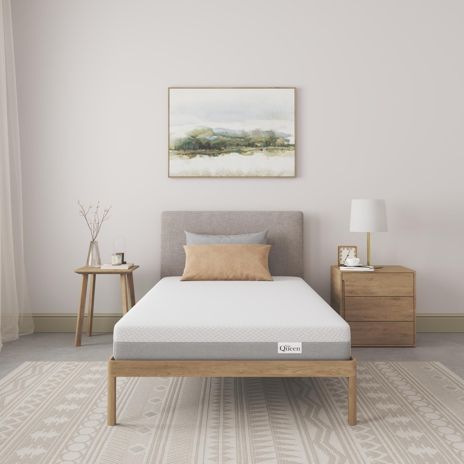 6″ Twin Memory Foam Mattress – Medium Feel, CertiPUR-US, Breathable Cover