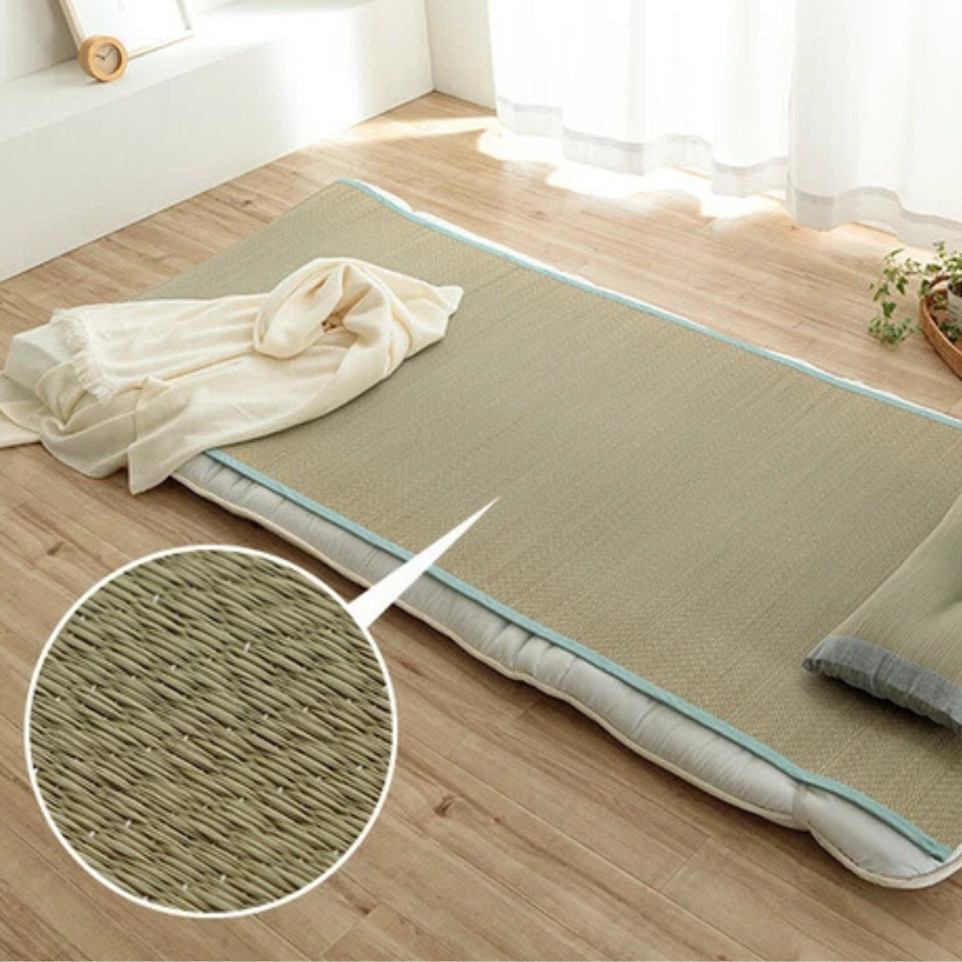 IKEHIKO Japanese Igusa Tatami Mat Sleeping Pad Cool Antibacterial Made in Japan