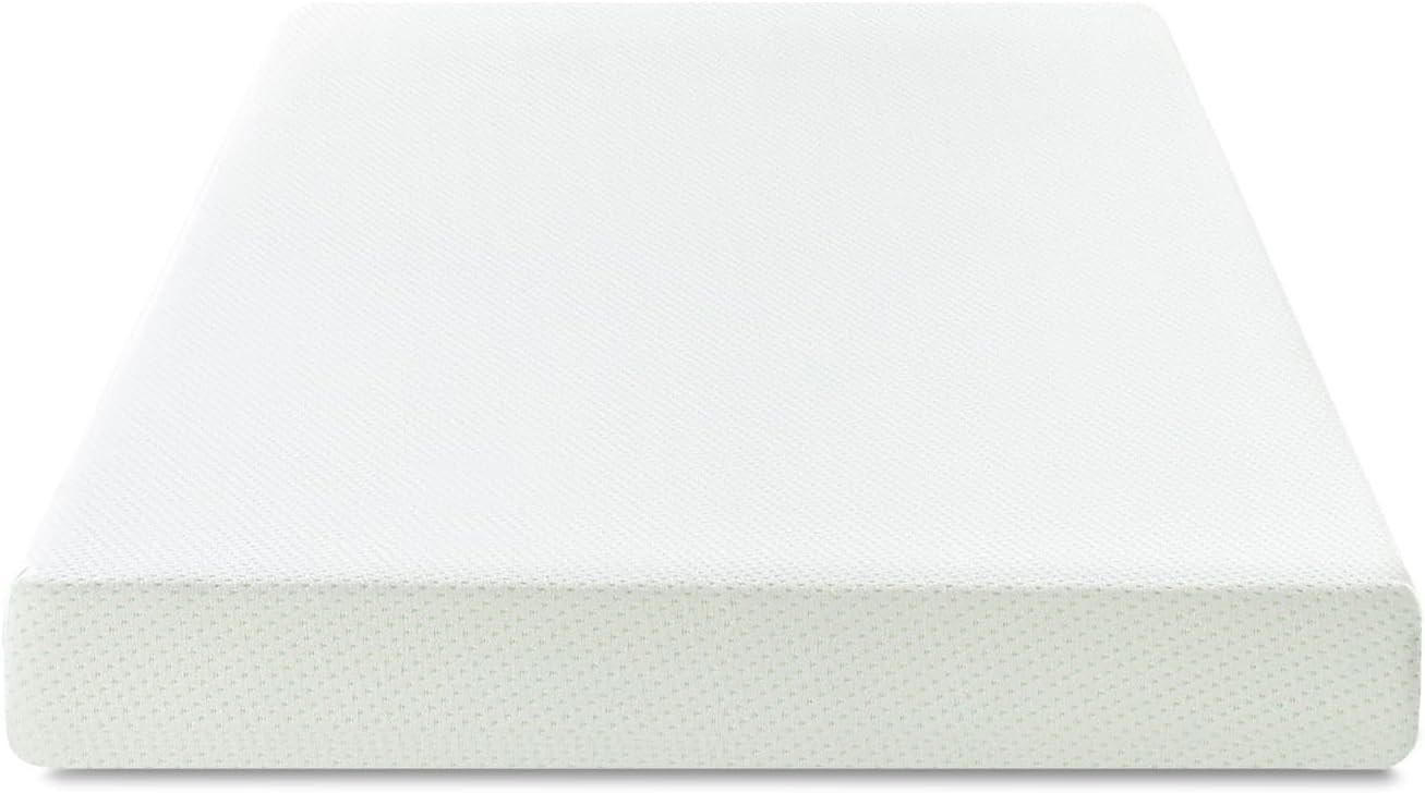 5 Inch Twin Green Tea Memory Foam Mattress [New Version] Fiberglass Free Medium