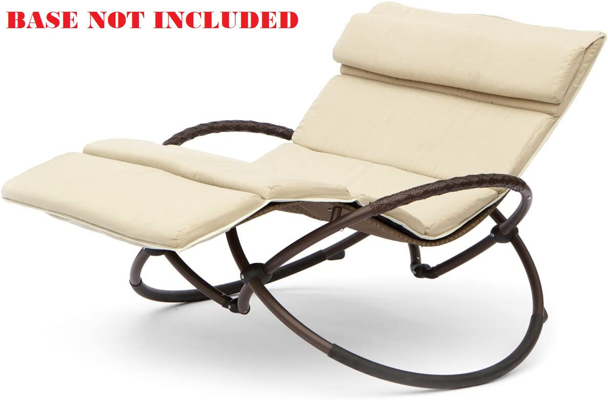 RST Outdoor Delano Double Orbital Lounge Replacement Mattress ONLY Tan Polyester