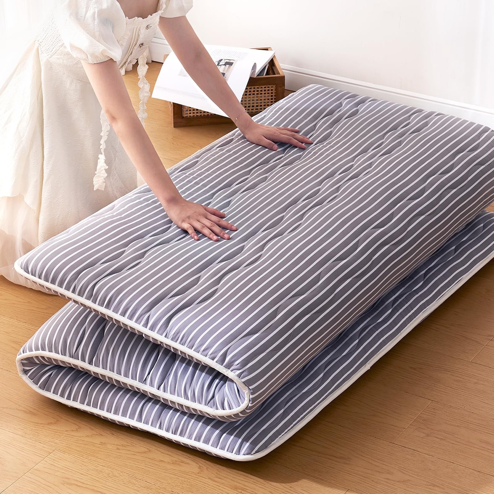 Premium Foam Japanese Floor Mattress Futon Mattress,100% High Density Comfort…