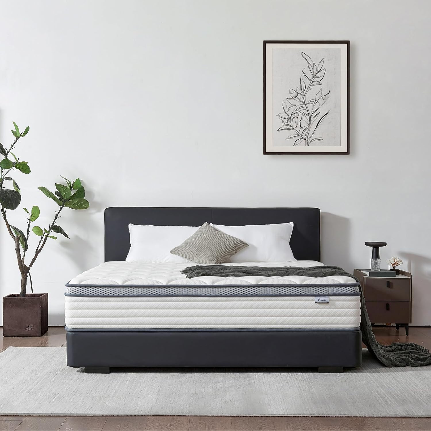 10 Inch Twin Hybrid Mattress – Pocket Innerspring for Comfort & Support