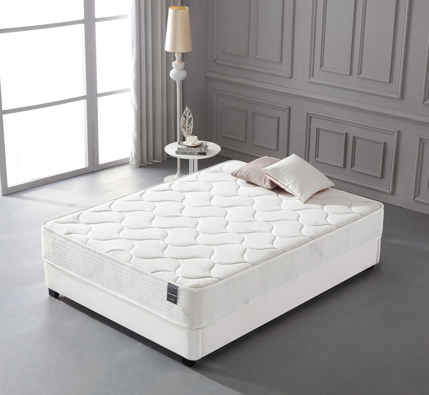 Oliver Smith – Organic Cotton – 10 Inch – Comfort Firm Sleep – Cool Memory Foam