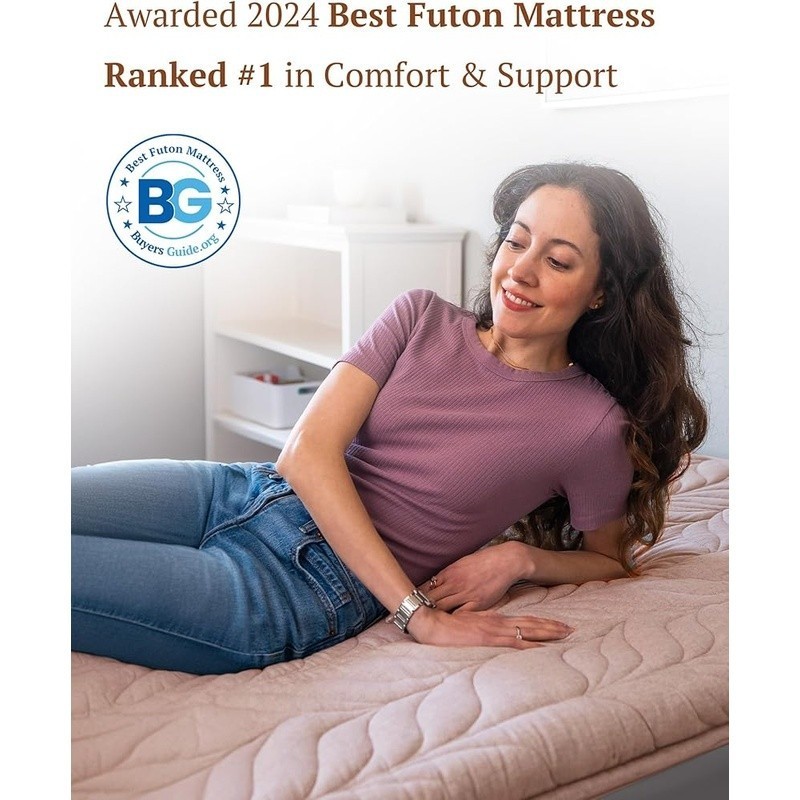 Japanese Floor Mattress Memory Foam Portable Futon Roll Up Sleeping Mat New