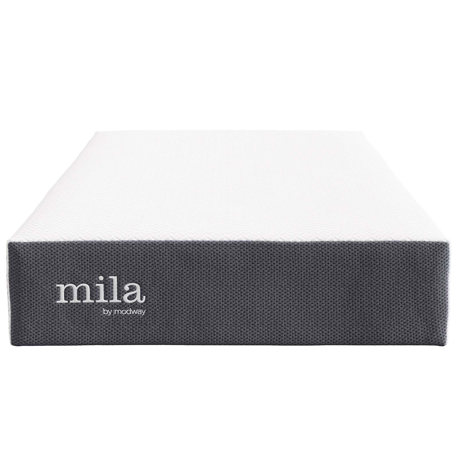 Modway Mila Firm 10″ Fiberglass Free Memory Foam Twin Mattress for Kids