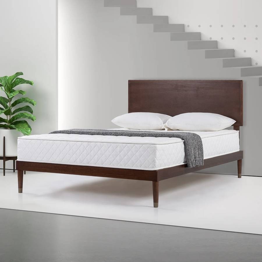 KING Zinus Slumber 1 8″ Quilted Pocket Spring Mattress NEW (29F)