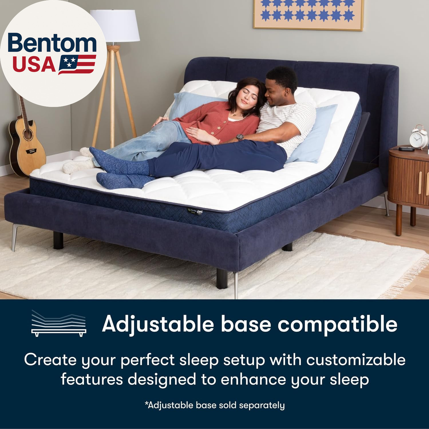 Five Star Mattress Tranquility 10-Inch Medium – Queen– Zoned Lumbar Support, Pre