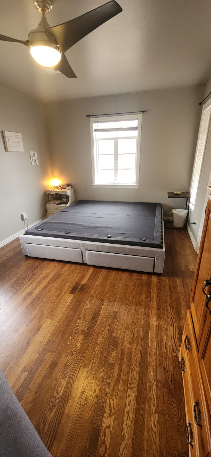 For Sale: Queen Tempur-Pedic Gel Foam Mattress with Wooden Bed Frame