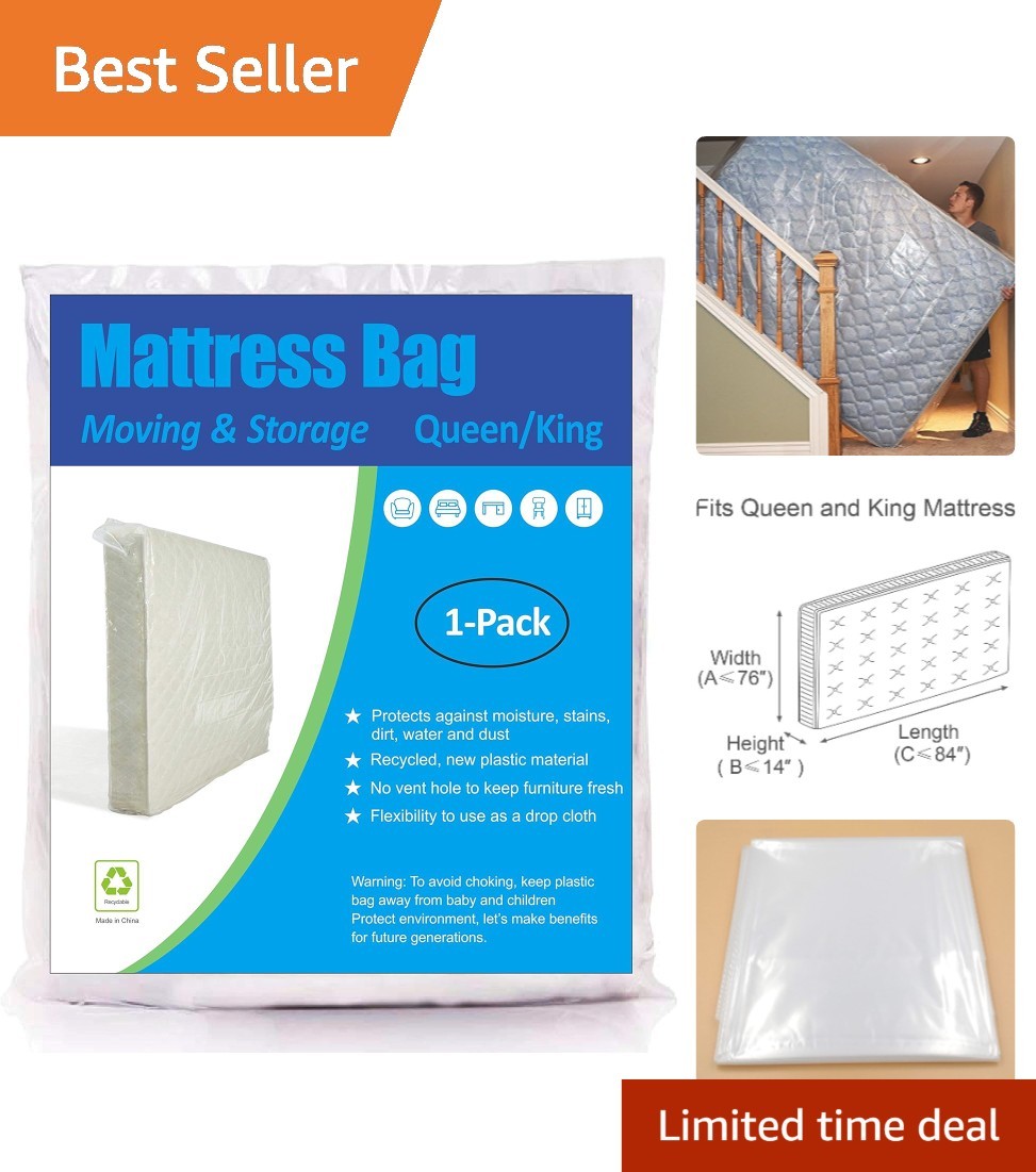Lightweight Mattress Bag for Queen/King Size – Perfect for Storage & Moving