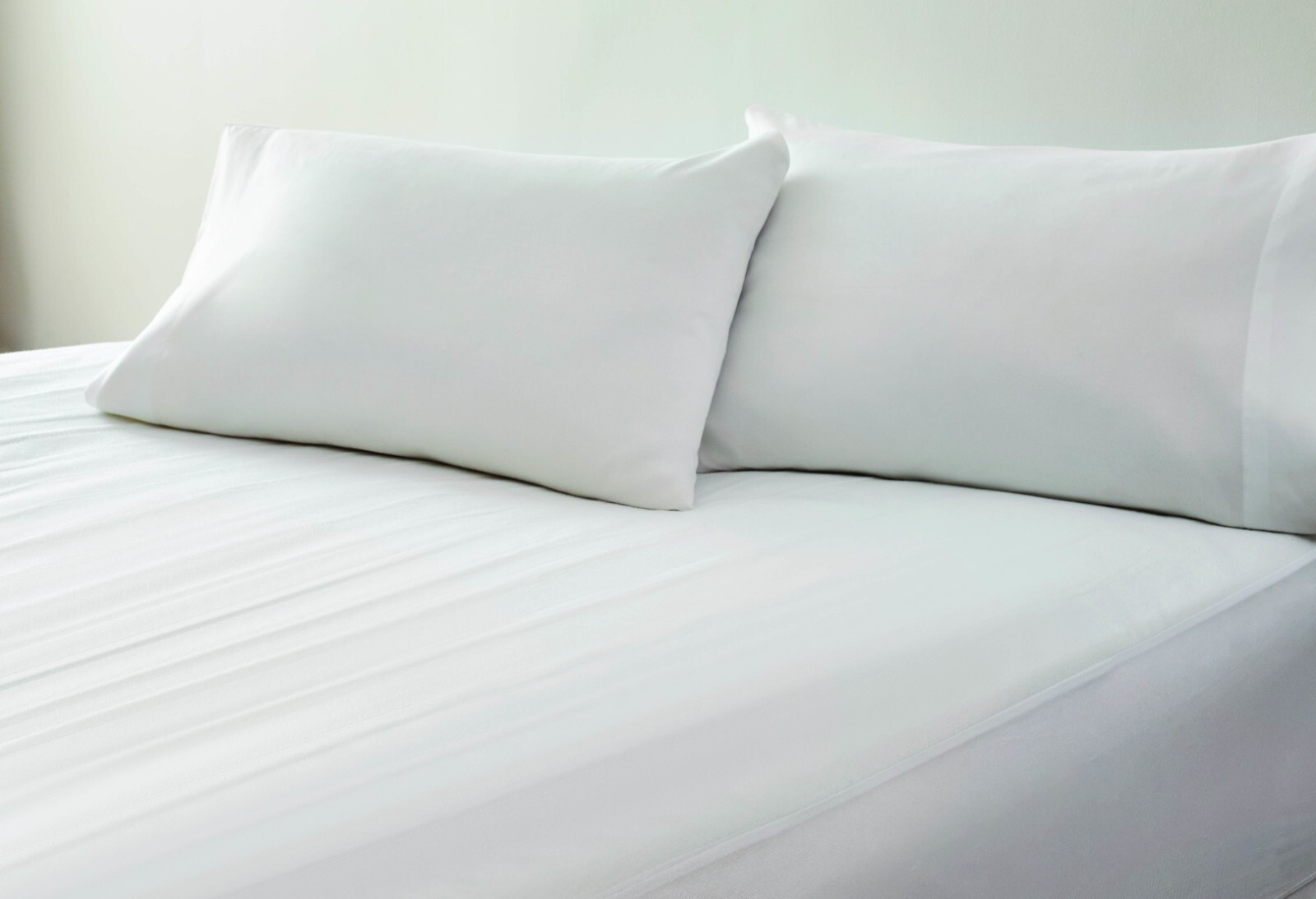 Sunbeam Heated Mattress Pad | Polyester, 10 Heat Settings , White , Queen