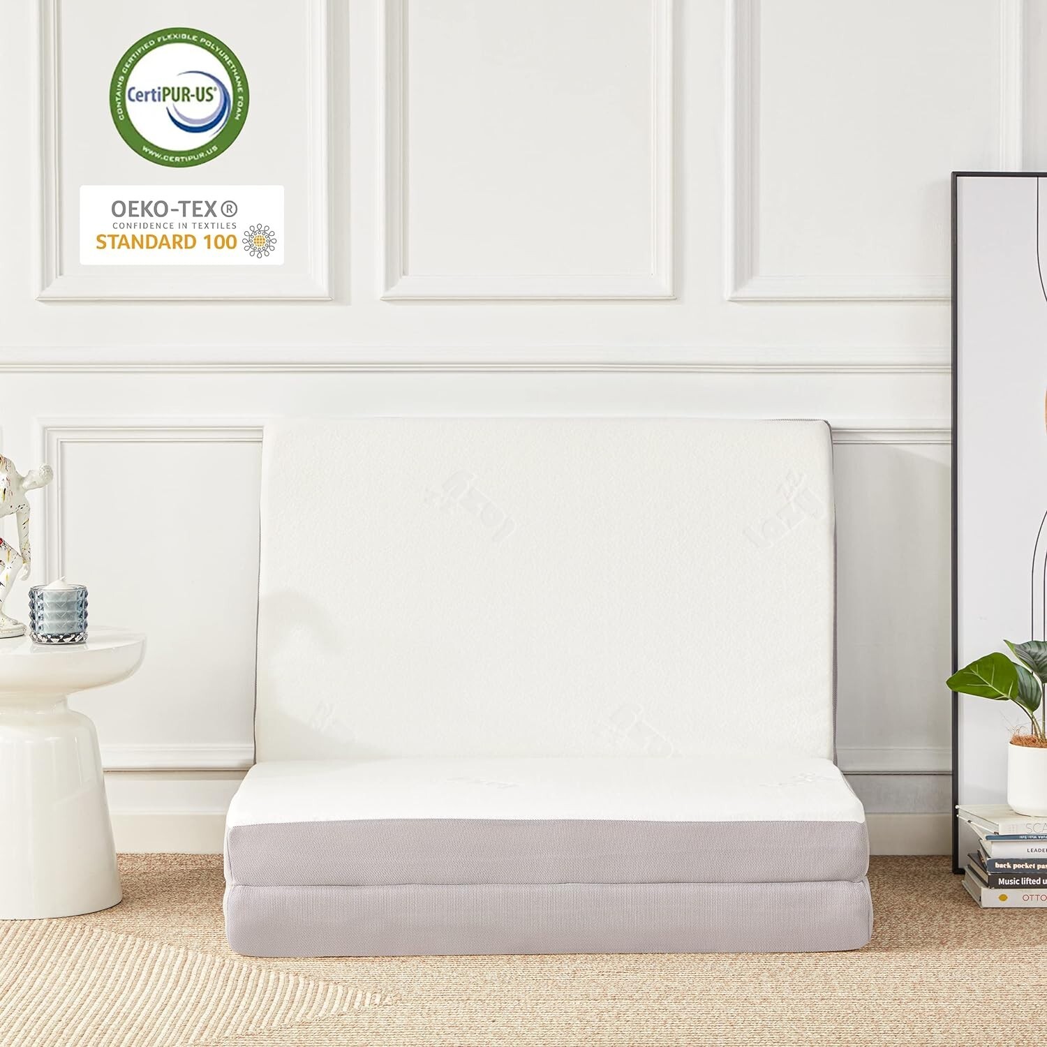 Comfortable 4-Inch Memory Foam Mattress with Washable Bamboo Cover – Single Size