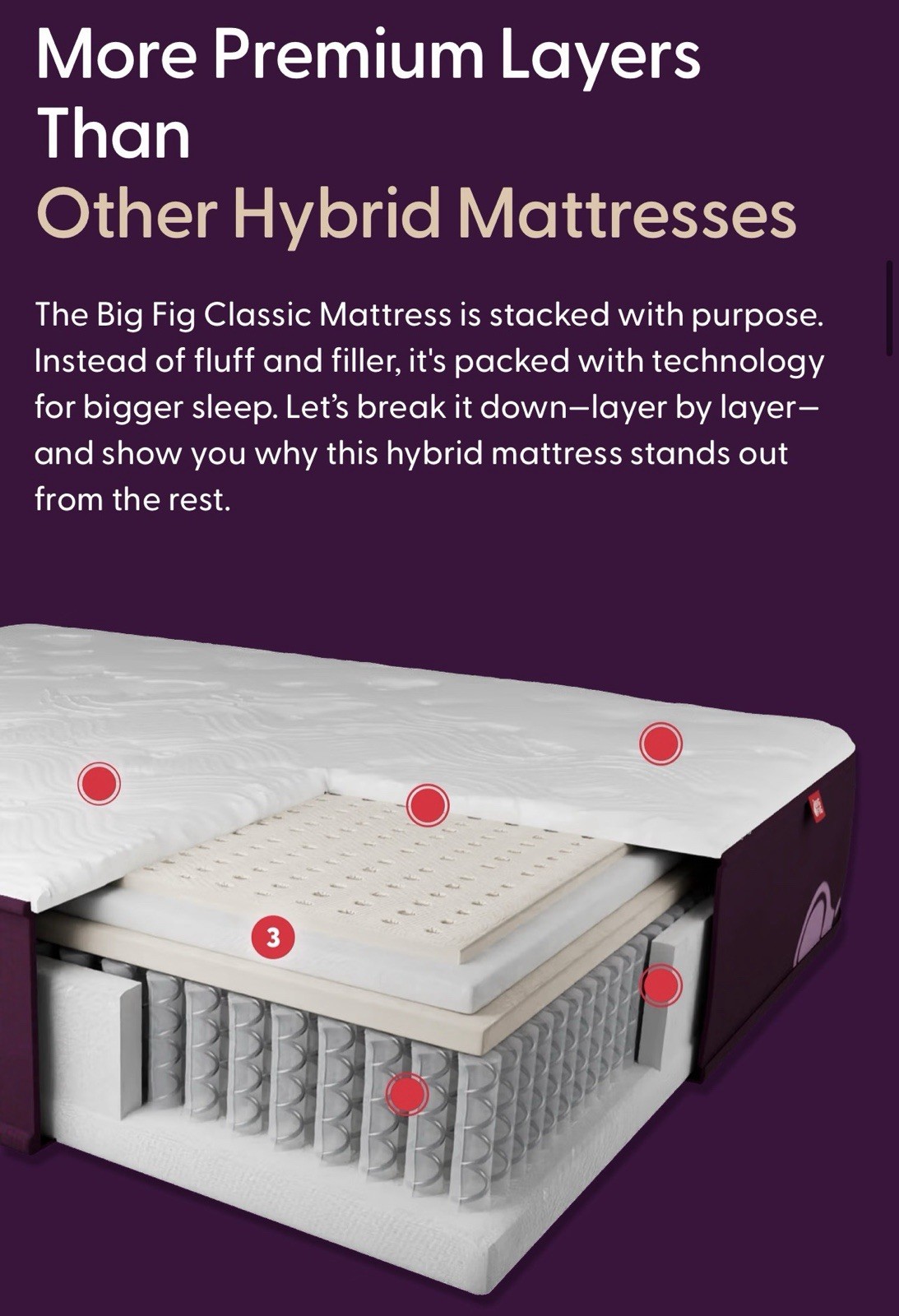 Big Fig Classic King Size Mattress W/ THERMOGEL COOLING® Technology MSRP $2,149
