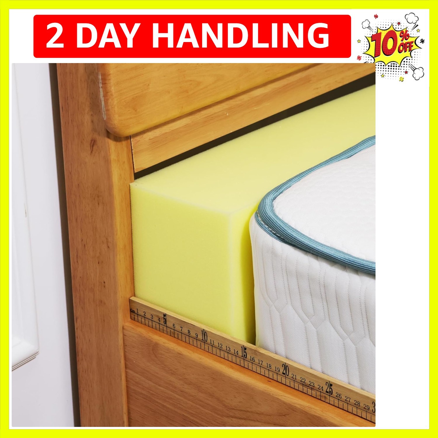 Bed Gap Filler for Twin/Full/Queen/King Mattress, 78” Extra Long High Densit…