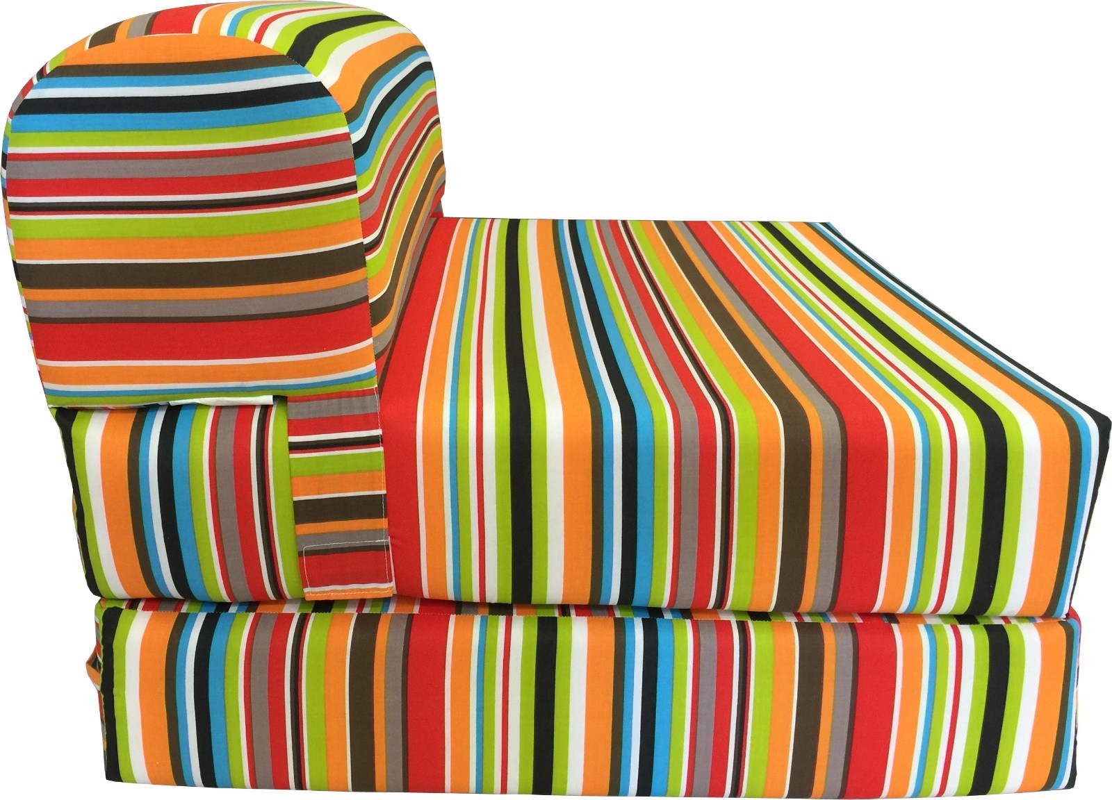 Full 6 x 48 x 72 Flip Chair Folding Foam Beds, Foldable Sofa Bed, Multi Colors