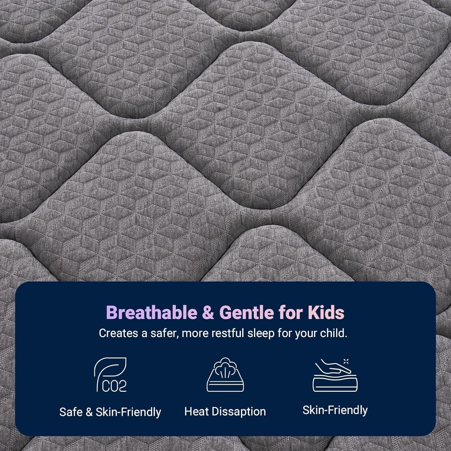 Twin Mattress 6 Inch Twin Size Mattress in a Box Kids Medium Firm Hybrid