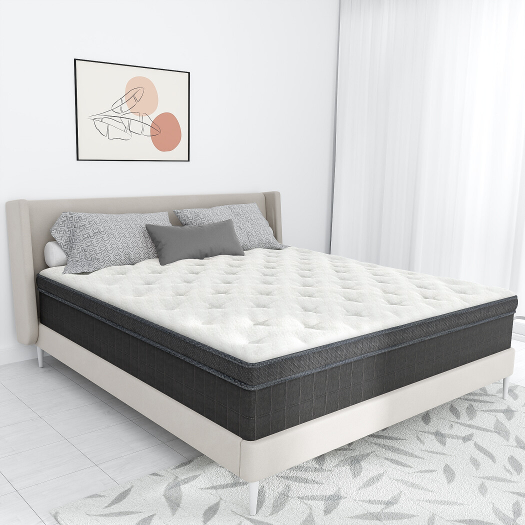 10″ 12″ 14″ Twin Full Queen King Mattress Hybrid Memory Foam Spring Bed In A Box