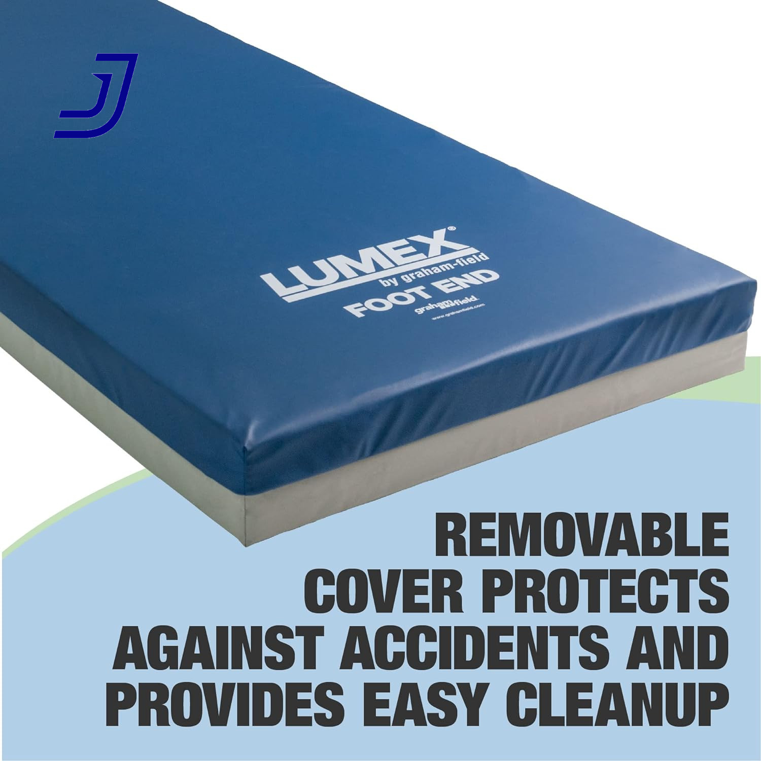 Lumex Select Hospital Bed Mattress Multi Layer Foam Fluid Resistant Cover Twin