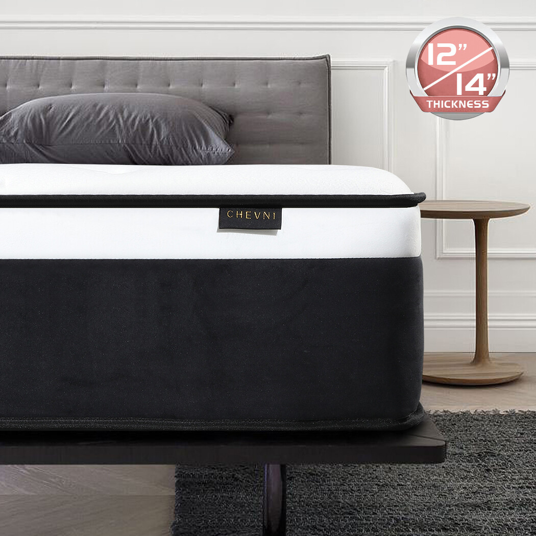 12″ 14″ Gel Memory Foam Mattress Twin Full Queen King Hybrid Spring Bed In A Box