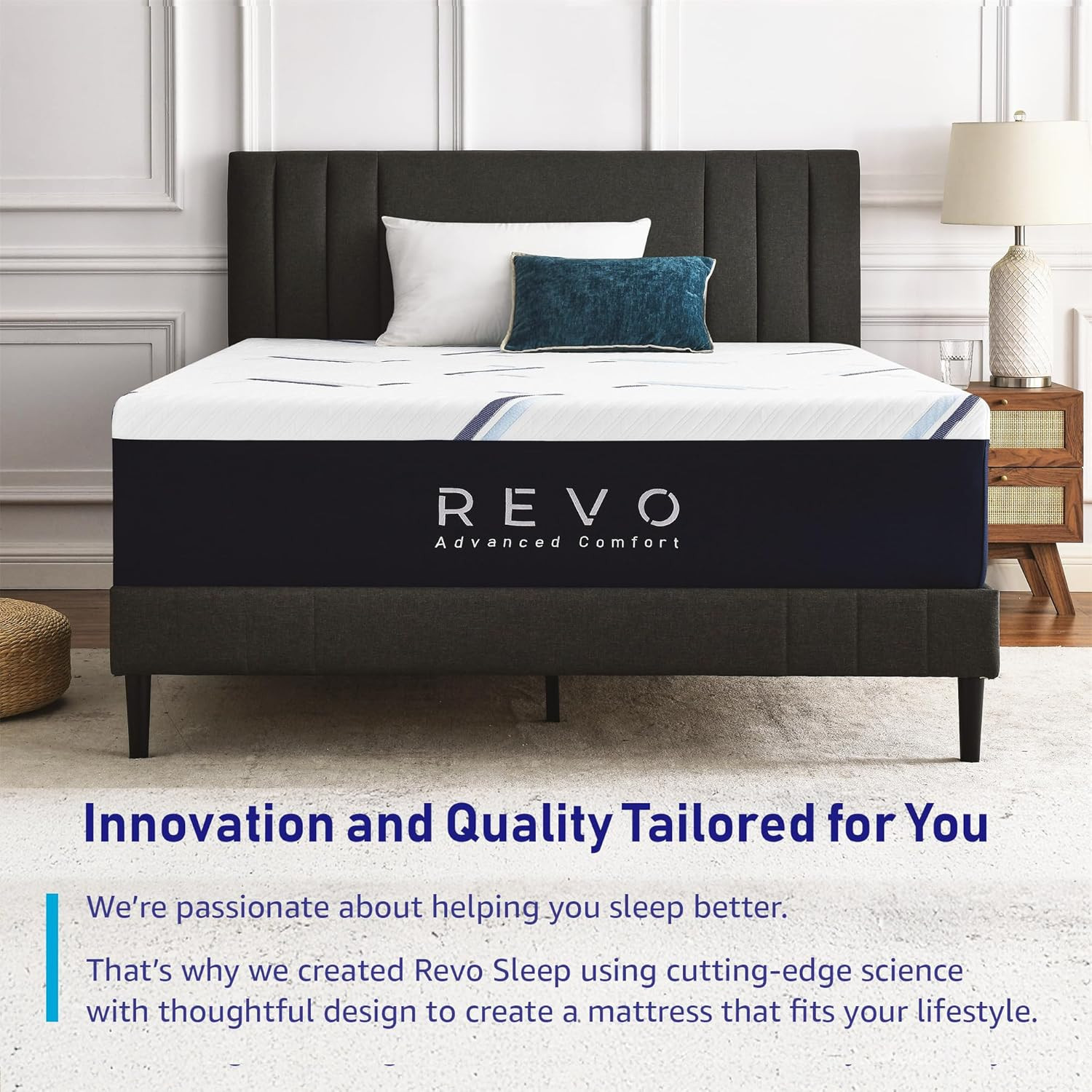 12-Inch Queen Gel Memory Foam Mattress for Cool, Restful Sleep