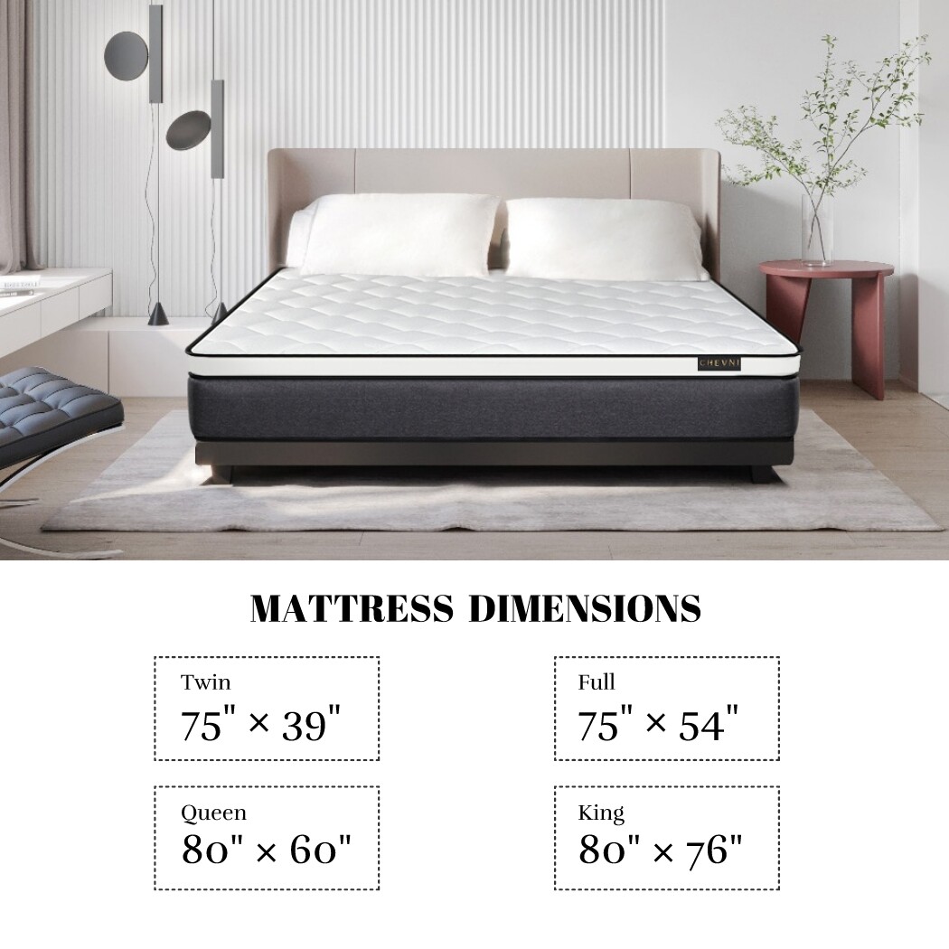 12/14 Inch Twin Full Queen King Size Mattres Hybrid Innerspring Bed in a Box