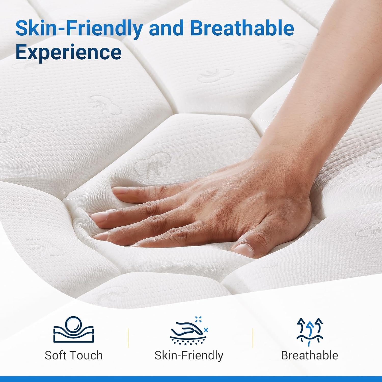 8″ Twin Hybrid Mattress with Innerspring & Memory Foam – Medium Soft Comfort