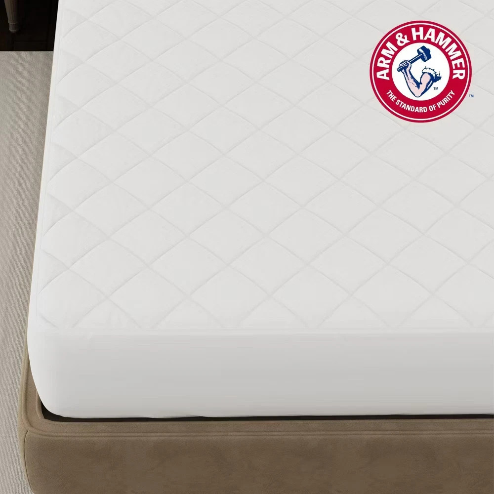 Arm & Hammer Queen Supreme Loft Mattress Pad *NEW* Fitted Style Up to 18 Inches