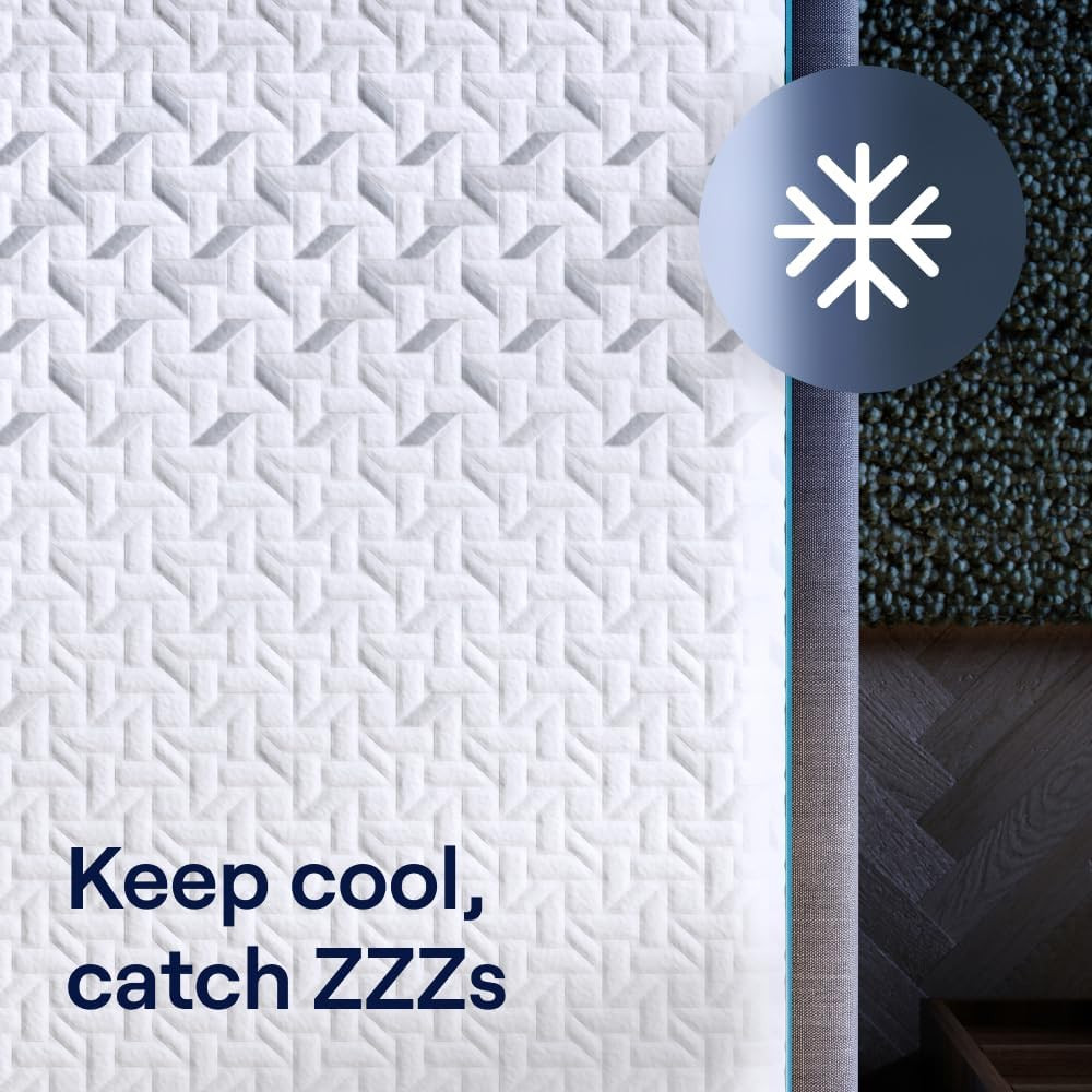 Premier Hybrid 13” Mattress – Medium Firm, Cooling Memory Foam & Coils
