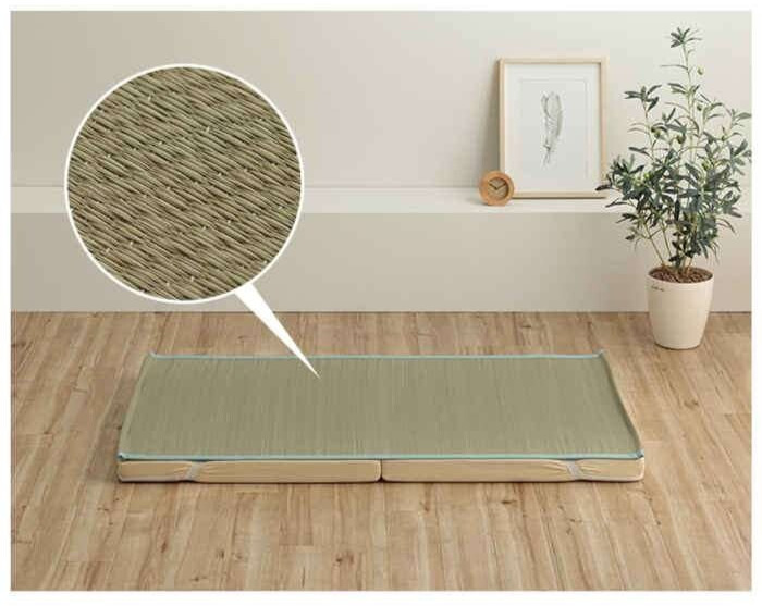 IKEHIKO Japanese Igusa Tatami Mat Foldable Cool Antibacterial 70×120 NEW
