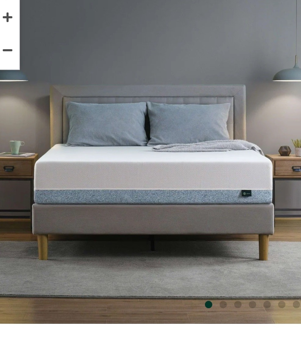 Zinus Original Green Tea Essential Memory Foam King Mattress Firm Comfort