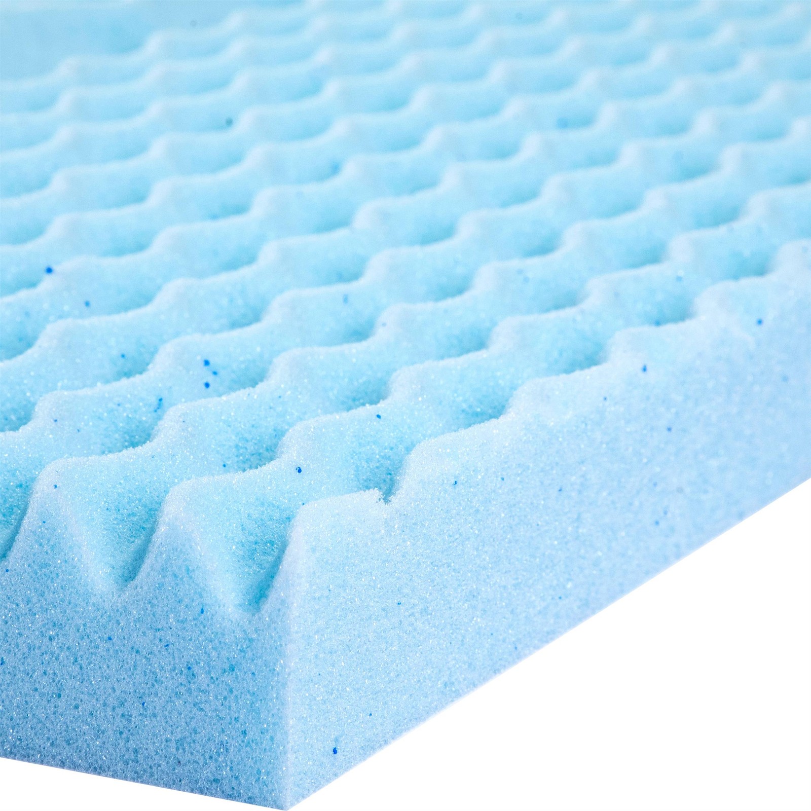 2 Inch Cooling Gel Infused 5-Zone Memory Foam Mattress Topper – Twin