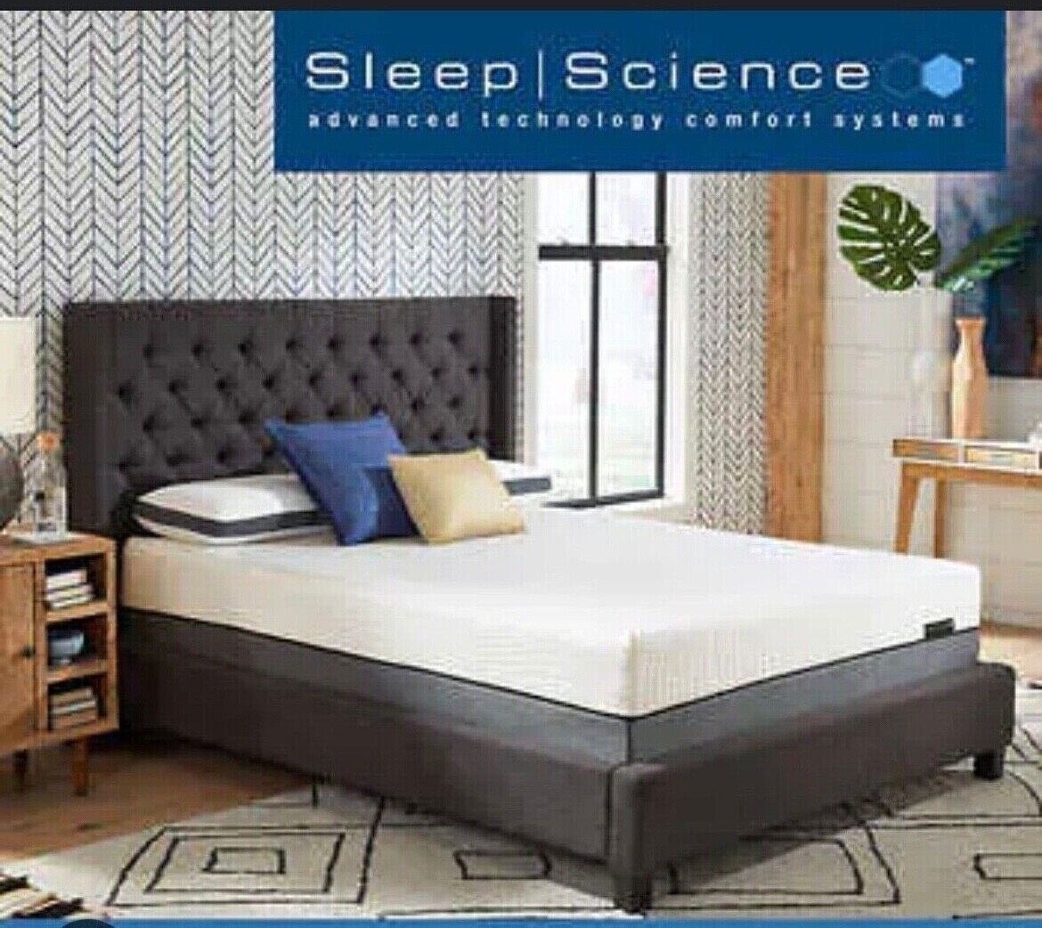 The Bamboo Cool Comfort mattress features two types of specialty memory foams 