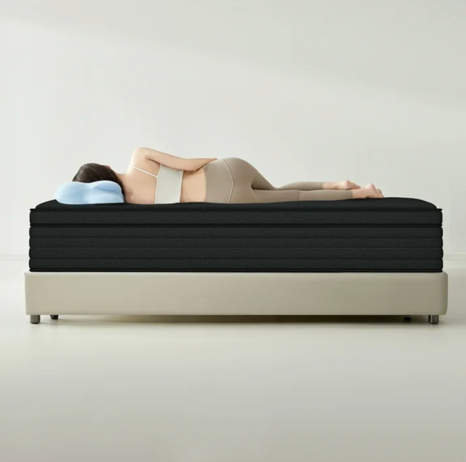 14″ Queen Colchon Memory Foam Hibrido Cama Queen Knitted Mattress Medium Hybrid