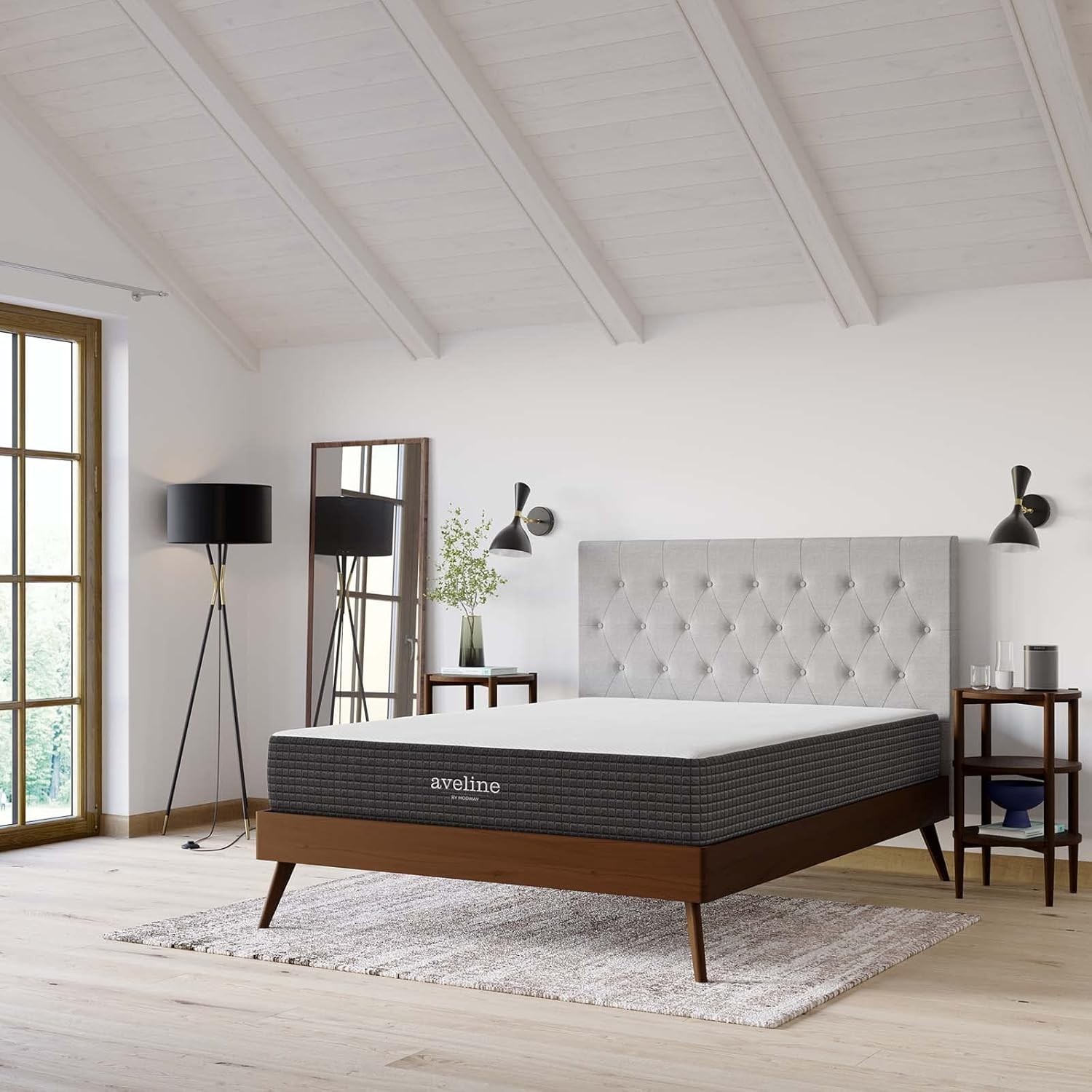 Aveline Gel Infused Memory Mattress with CertiPUR-US Certified Foam Queen White