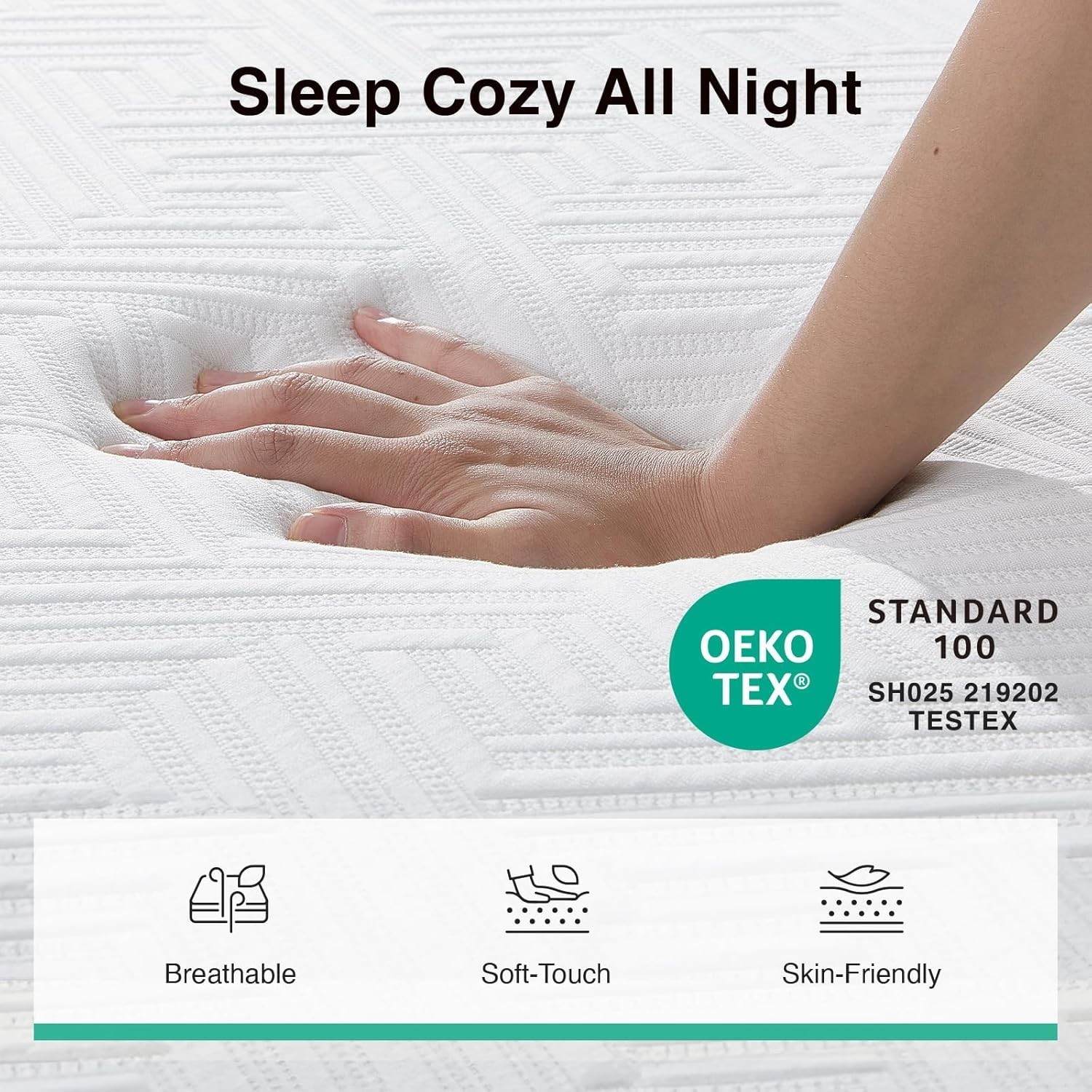 Twin Mattress 6 Inch, Gel Twin Memory Foam Mattressess in a Box for Supportiv…