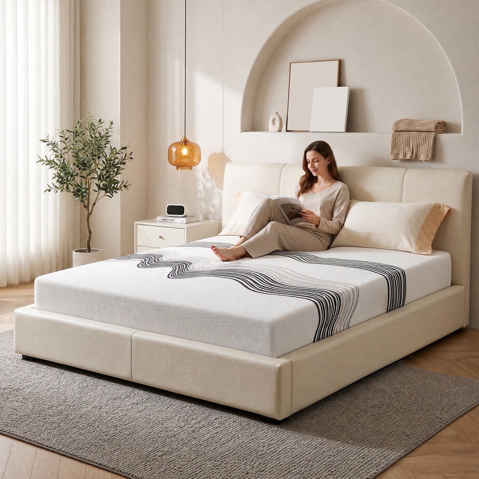 King Size Memory Foam Mattress CFR-1633 Certified Safe Foam for Kids & Families