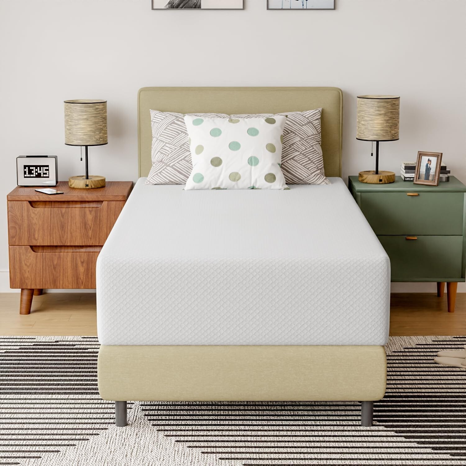 12-Inch Pressure-Relieving Gel Foam Twin Mattress – Perfect for All Sleepers