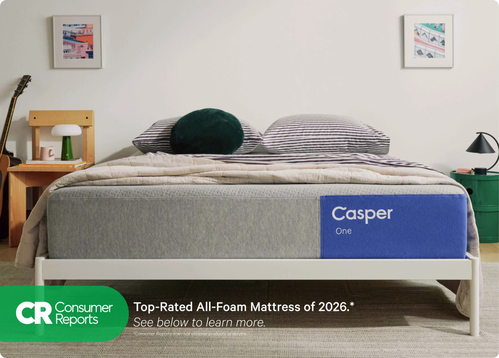 Casper One Mattress – Sanitized & Re-Compacted – Free Delivery (Read Des)