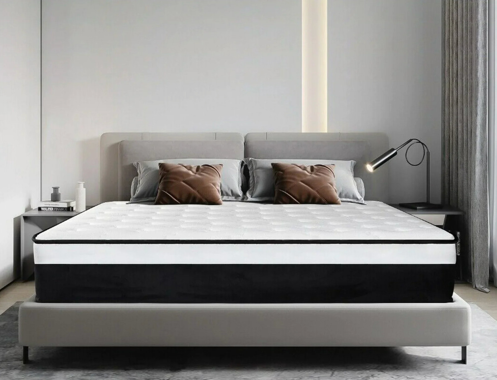 Colchón Queen 14” Híbrido Memory Foam 14 Inch Hybrid Queen Mattress Euro Top NEW