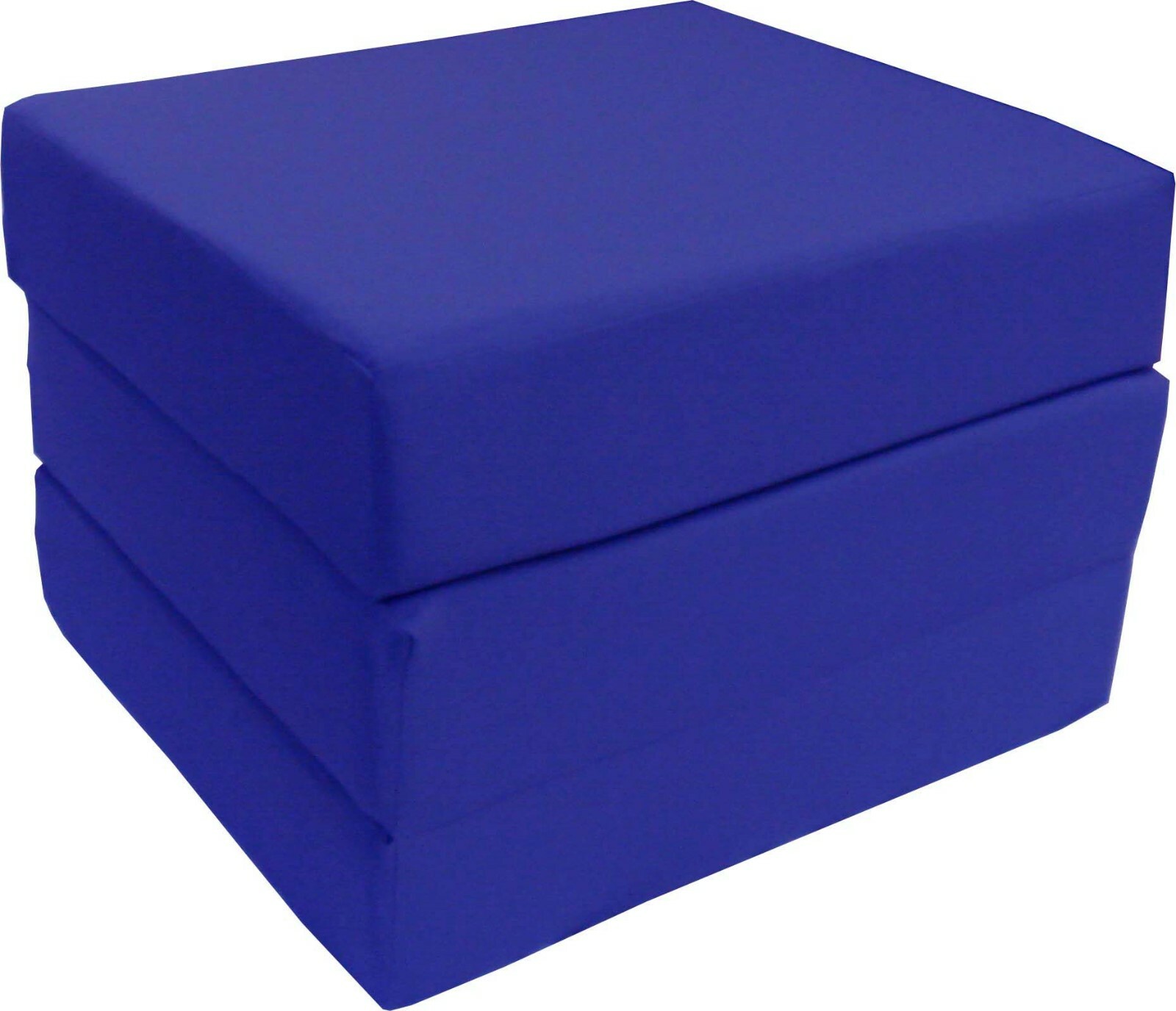Shikibuton Trifold Foam Beds 1.8 lbs Density, Folding Mattress 6x27x75, Royal